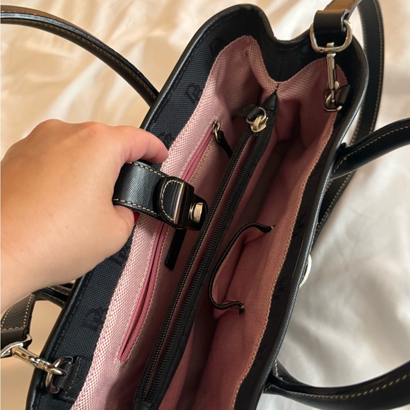 Dooney and Bourke Monogram Double Handle Tote - Picture 4 of 6